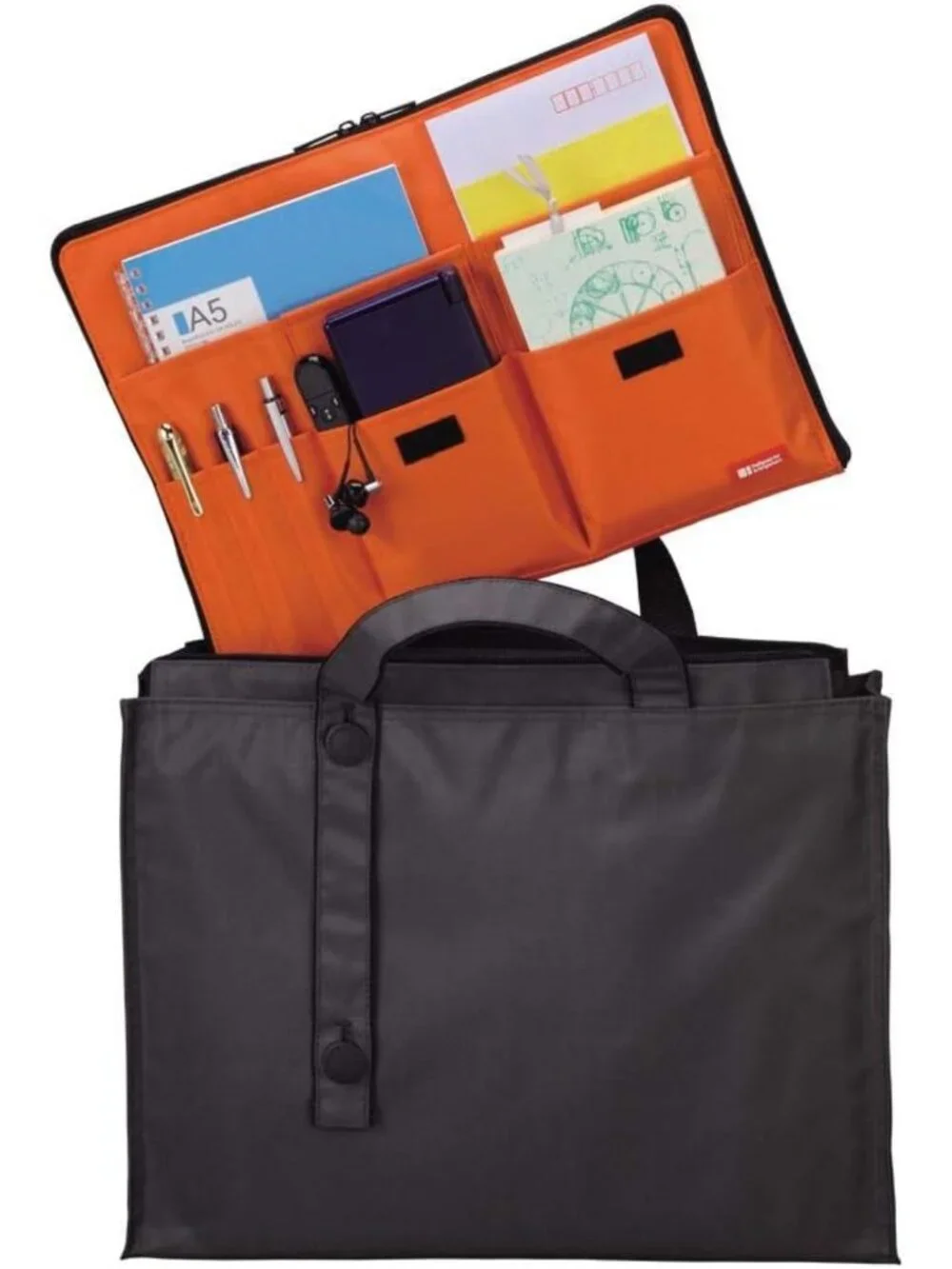 Versatile Bag Insert Organizer with Multiple Storage Pockets for Easy